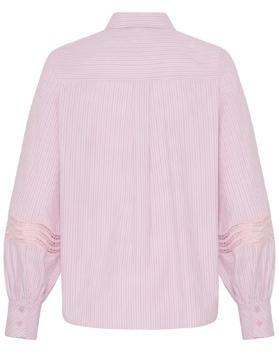 Fransa - FRYara Skjorte - Silver Pink Stripe